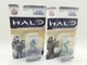 Lot of 2 HALO Nano Metalfigs Die-Cast Figures Jada Master Chief & Spartan Locke
