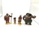Disney Moana Maui,Chief Tui, and more Action Figure No Hooks Lot of 4 GUC 
