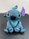 Disney Stitch Stuffed Animal Plush Stuffie 9 Inches Tall Blue Tear In Stitching