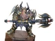 Thargas Anvilmar Action Figure Warcraft Dwarf Warrior Dc Unlimited Series 1 Mace