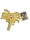 NWT Phunny Alien Kidrobot Face Hugger Yellow Plush Stuffed Toy 8"