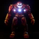 Marvel Avengers Hulk Buster Infinity War Iron Man Action Figure Statue with ligh