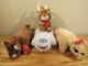 LOT RUDOLPH The Red Nosed Reindeer Plush Clarice BUMBLE 50TH Fold Up Pillow Pet 