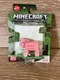 Mattel Minecraft Pig Micro Collection 1.5" Mini Figure Mojang Cake Topper Toy