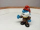 Schleich Papa Smurf Pilot - 20223 - Smurfs Germany Suit Brown Scarf Yellow