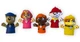 Nickelodeon Paw Patrol Finger Puppets Set of 5 Kids Bath Toys Educational 
