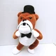 Duke & Winston Bulldog Plush Stuffed Animal Toy Mascot 14 Inches
