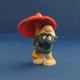 Smurfs 20118 Umbrella Mushroom Smurf Vintage Schleich Figure PVC 1979 Orange