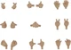 Good Smile Company G12657 Nendoroid Doll: Hand Parts Set 02 (Cinnamon), White