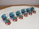 Lot 6x Schleich Smurf with Phone 20062 Smurfs Sri Lanka Hong Kong Portugal
