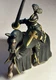 Schleich 2003 World Of Knights Black & Gold W/Gold Cross Symbol 5" T #70032