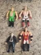 Just Toys Bend Em Wwf Lot Of 4 Wrestlers Paul Bearer Brian Christopher Shawn 123