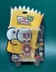 Simpsons Bart Qee 3 Key Chain Action Figure Brown Tree