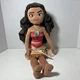 Disney Moana Plush Doll 19" Soft Girl Sewn Eyes Brown Hair Stuffed Toy Lovey.