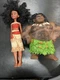 Disney Moana and Mega Maui Plastic Doll Action Figure 8.5&rdquo;