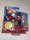 Nintendo Super Mario Bros. Action Figure Running Mario With Coin Jakks Pacific