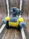 Vintage Disney Store Wall-E Plush Stuffed Robot Yellow Gray Pixar Soft Toy 7"
