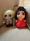 Kidrobot Beetlejuice & Lidia Plush Stuffed Doll Set 