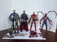 Marvel Diamond Select Infinity War Action Figure Lot: Iron Man MK50, Iron Spider
