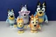 Bluey Figures Lot of 5 Moose Toys Ludo Studio Posable Minifigures