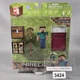Jazwares Minecraft STEVE Overworld Survival Pack Series 1 Action Figure Bed 2014