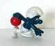 Bowler Smurf Schleich Peyo Vintage 1979 PVC Figure Toy  20051