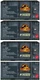 Pack of 4 Jurassic World Minis - Dominion Mini Dinos - Random selection