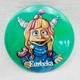 Pizza Hut Eureekas Castle Promo Pinback Button Nickelodeon Vintage 1990