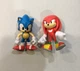 Pair Sonic The Hedgehog Classic Knuckles 2.5" Figure Jakks Sega
