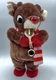 Dan Dee Animated Musical Rudolph Plush Saxophone Lights Up Moves Sings See Video
