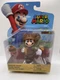 Super Mario Tanooki Mario with Super Leaf 4" Tall Action Jakks Figure Nintendo