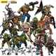 JOYTOY 1/18 Teenage Mutant Ninja Turtles action figures TMNT 4.3in