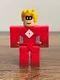 ROBLOX Heroes of Robloxia CAPTAIN ROBLOXIA Action Figure Toy Jazwares Red