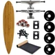 Moose Longboard Complete 9" x 43" Pintail (Bamboo) Bamboo