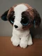 RARE 9" Original TY Beanie Boo Plush Stuffed Toy Duke the dog&nbsp;Big EYES -READ