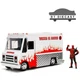 JADA DEADPOOL TACO TRUCK 1/24 DIECAST MODEL with DEADPOOL FIGURE WHITE 99730