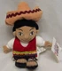 Walt Disney World Small World MEXICO BOY 9" BEAN BAG Stuffed Animal Toy NEW