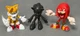 VTG Sonic The Hedgehog Bend Em's Knuckles, Tails & Alt Sonic Figures