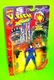 DOMINO X-Men X-Force Action Figure Marvel Comics ToyBiz w JUBILEE Trading Card!
