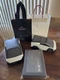 Tesla Diner Exclusive Black Optimus Bot Action Figure + Totes + Cybertruck Boxes