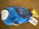 Disney Store Authentic Baby Dory Plush Finding Nemo 8" Stuffed Animal Blue Fish