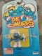 Vintage Smurf Schleich PVC Mini Fries Smurf Figure 1995 In Package #20825 NOS