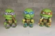 TMNT Teenage Mutant Ninja Turtles KidRobot Mini Vinyl Set Of 3 - Missing Raphael