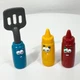 Playskool Charlie Coal The Talking Grill Replacement Spatula Mustard and Ketchup