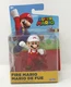 World of Nintendo Super Mario Action Figure 2.5" Fire Mario NEW 2020 Jakks