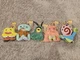 Zuru Fuggler Spongebob SquarePants Set Of 5 Keyring Plush  4.5&rdquo; 