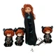 Disney Pixar Brave Merida Doll Triplets with Bear Costumes Harris Hubert Hamish
