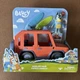 Bluey Heeler 4WD Family Vehicle, 1 Bandit Figure, 2 Surfboards 2020 Moose Toys