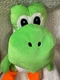 Nintendo Yoshi Plush Super Mario Green Dino Dragon Cuddle Pillow 18in Stuffed