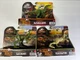 3 Jurassic World Figure Lot Camp Cretaceous DIno Escape Fierce Force Mattel
